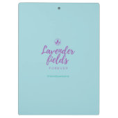 Lavender Fields Clip Board Klembord (Achterkant)