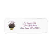 Lavender Fields en Basket Teacher Labels (Voorkant)