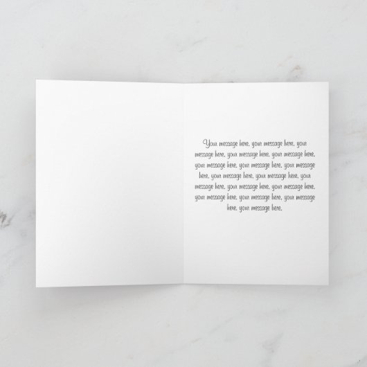 Lavender Fields en Windmill Birthday Card Kaart (Binnen)