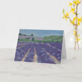 Lavender Fields in Provence - Frankrijk - Kaart (Gele Bloem)
