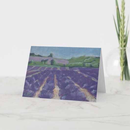 Lavender Fields in Provence - Frankrijk - Kaart (Voorkant)
