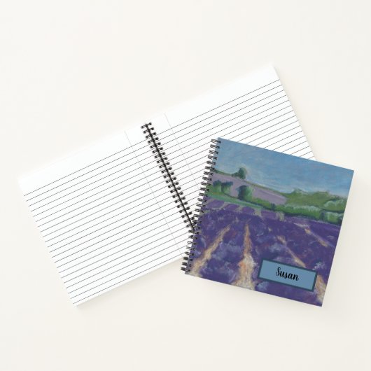 Lavender Fields in Provence - Notitieboek (Binnen)