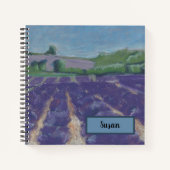 Lavender Fields in Provence - Notitieboek (Voorkant)