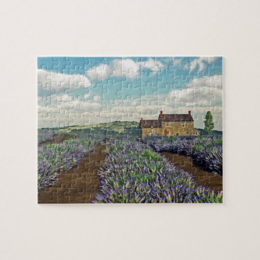 Lavender Fields Jigzaag Puzzle Legpuzzel (Horizontaal)