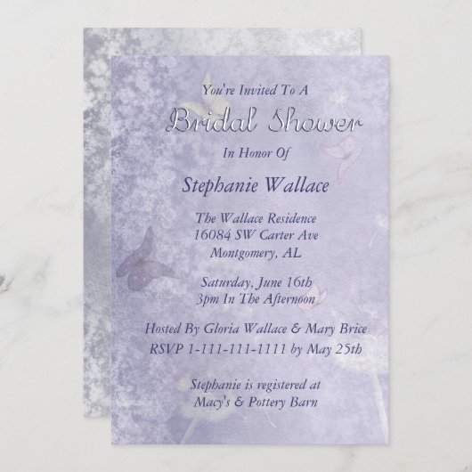 Lavender Fields Kaart (Voorkant / Achterkant)