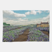 Lavender Fields Kitchen Towel Theedoek (Horizontaal)