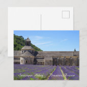 Lavender Fields of Senanque Abbey Briefkaart (Voorkant / Achterkant)