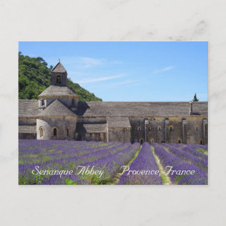 Lavender Fields of Senanque Abbey Briefkaart