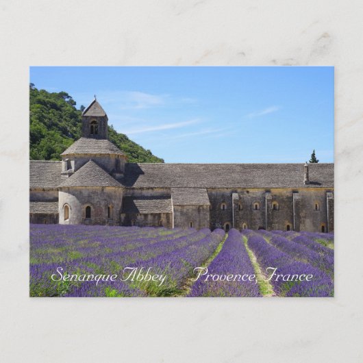 Lavender Fields of Senanque Abbey Briefkaart (Voorkant)