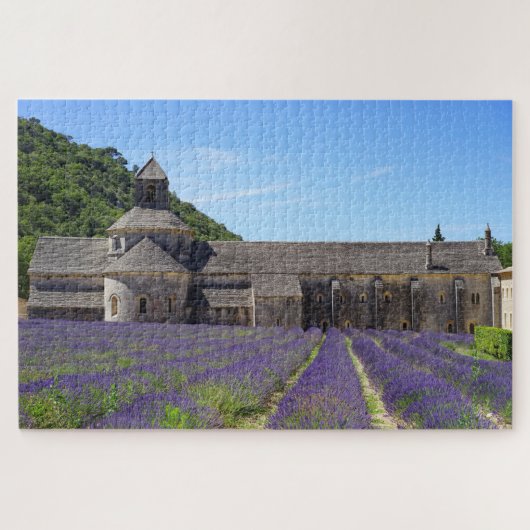 Lavender Fields of Senanque Abbey Legpuzzel (Horizontaal)