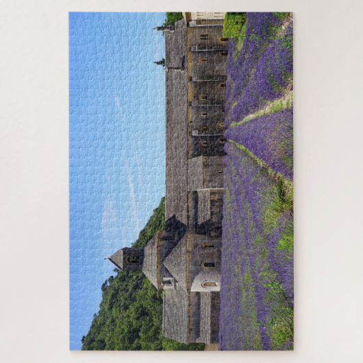 Lavender Fields of Senanque Abbey Legpuzzel (Verticaal)