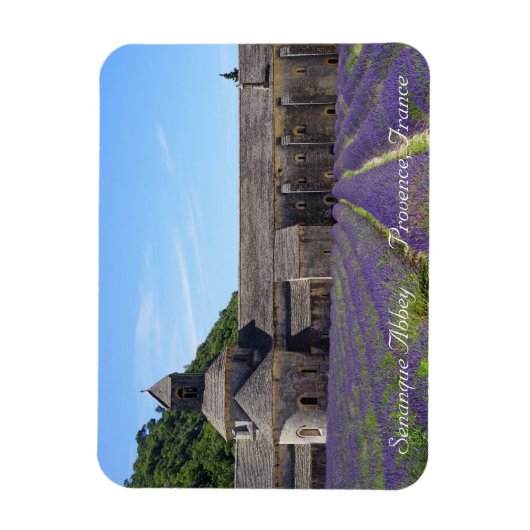 Lavender Fields of Senanque Abbey Magneet (Verticaal)
