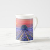 Lavender Fields op Sunset Porselein Kop (Voorkant rechts)
