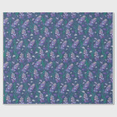 Lavender Fields patroon in Paars Cadeaupapier (Vlak)