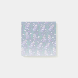 Lavender Fields patroon in Paars Post-it® Notes