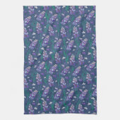 Lavender Fields patroon in Paars Theedoek (Verticaal)