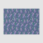 Lavender Fields patroon in Paars Tissuepapier (Voorkant)