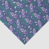 Lavender Fields patroon in Paars Tissuepapier (Detail)