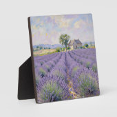 Lavender Fields Provence Cottage Impressionist Fotoplaat (Voorkant)