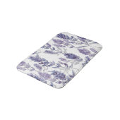 Lavender Fields | Purple Watercolor Flower Pattern Badmat (Gekanteld)
