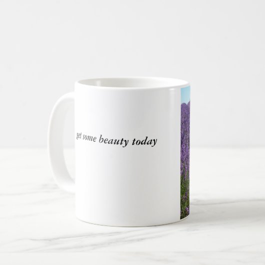 Lavender fields Sequim, WA mok (Voorkant links)