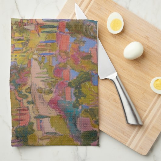 Lavender Fields Towel Theedoek (Quarter Fold)