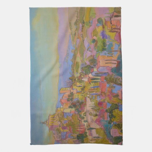 Lavender Fields Towel Theedoek (Verticaal)