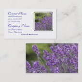  Lavender Fields Visitekaartjes (Voorkant / Achterkant)