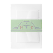 Lavender Fields Western Wedding  Uitnodigingen Wikkel (Voorkant Voorbeeld)