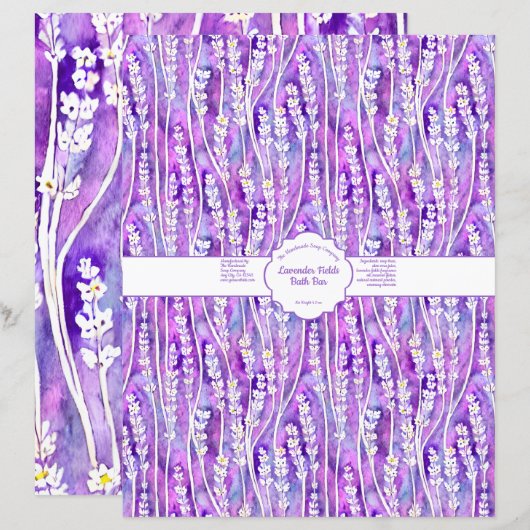 Lavender Fields Zeap Wrap (Voorkant / Achterkant)