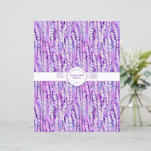 Lavender Fields Zeap Wrap (Staand voorkant)