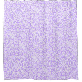 Lavender Filigree Lace Shower Curtain Douchegordijn