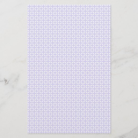 Lavender Filigree Weave Stationery Briefpapier (Voorkant)