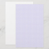 Lavender Filigree Weave Stationery Briefpapier (Voorkant / Achterkant)