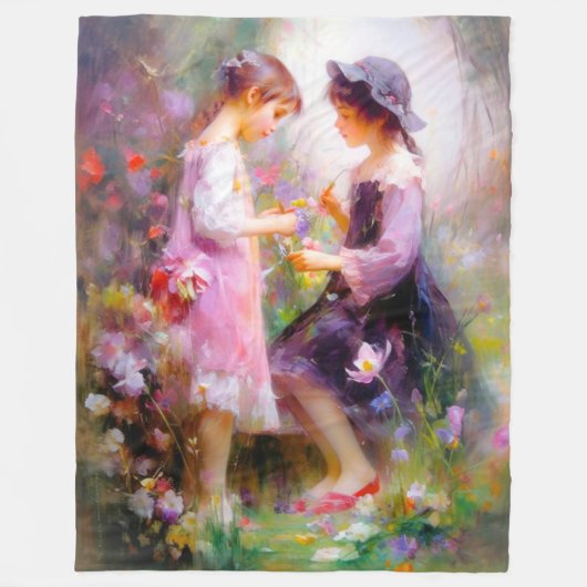 Lavender Fleece Deken (Voorkant)