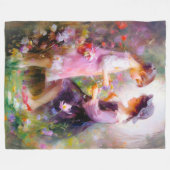 Lavender Fleece Deken (Voorkant (Horizontaal))