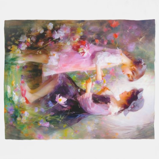 Lavender Fleece Deken (Voorkant (Horizontaal))