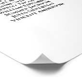 Lavender Floral 24 Table Wedding Seating Chart Poster (Hoek)