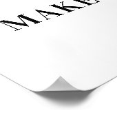 *~* Lavender Floral Abstract DANDELION maakt een w Poster (Hoek)