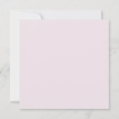 lavender floral baptisme - uitnodiging (Achterkant)