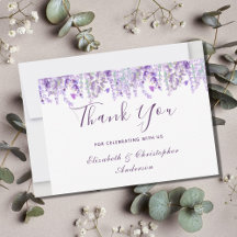 Lavender Floral Botanical Waterverf Wedding