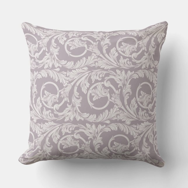 Lavender/Floral Design Reversisible Pillow Kussen (Voorkant)