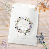 Lavender Floral Funeral Memorial Seed Packet Bedankzakje