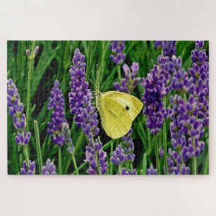 Lavender Floral Garden w/Butterfly 1014 pc Puzzle Legpuzzel