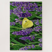 Lavender Floral Garden w/Butterfly 1014 pc Puzzle Legpuzzel (Verticaal)