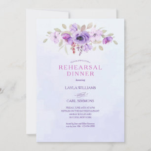 Lavender Floral Kaart