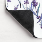 Lavender Floral on White Muismat (Hoek)