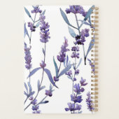 Lavender Floral on White Planner (Achterkant)