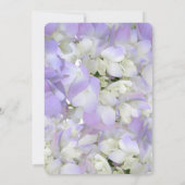 Lavender Floral Pre-Wedding Party Shower Kaart (Achterkant)