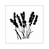 Lavender Floral Rustic  Craft Art Cute Rubberstempel (Afrduk)